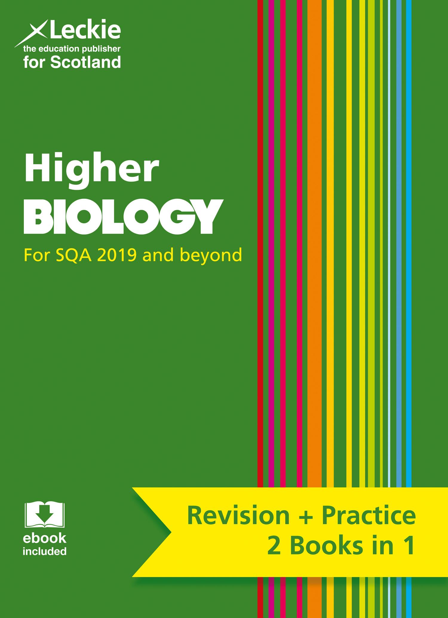 Vorderes Coverbild Complete Revision and Practice Sqa Exams - Higher Biology Complete Revision and Practice