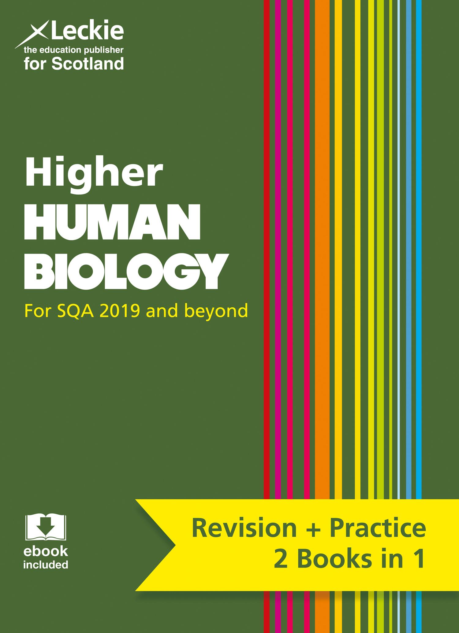 Vorderes Coverbild Complete Revision and Practice Sqa Exams - Higher Human Biology Complete Revision and Practice