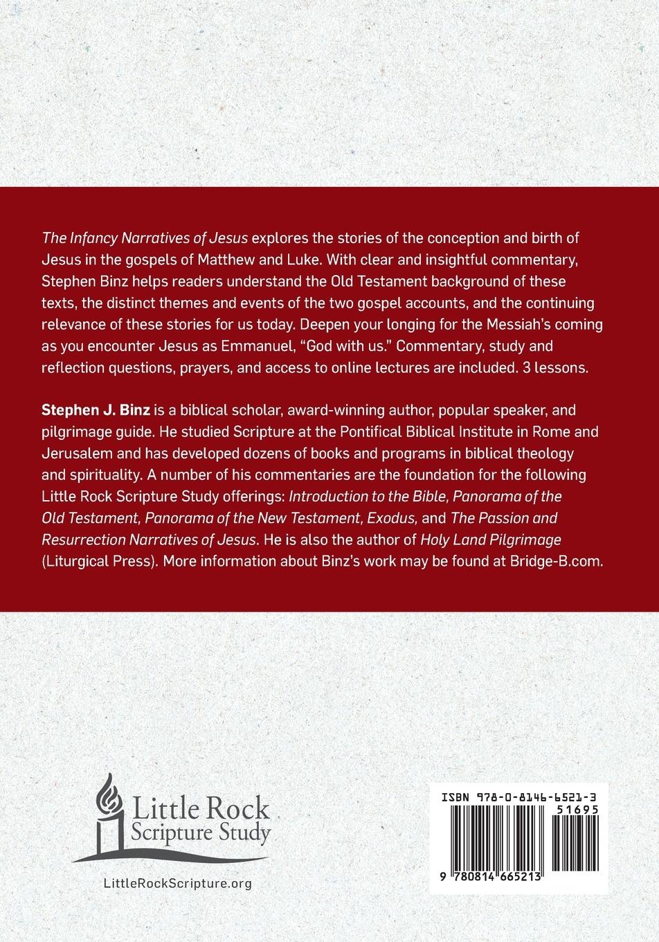 Rückseitencover Infancy Narratives of Jesus