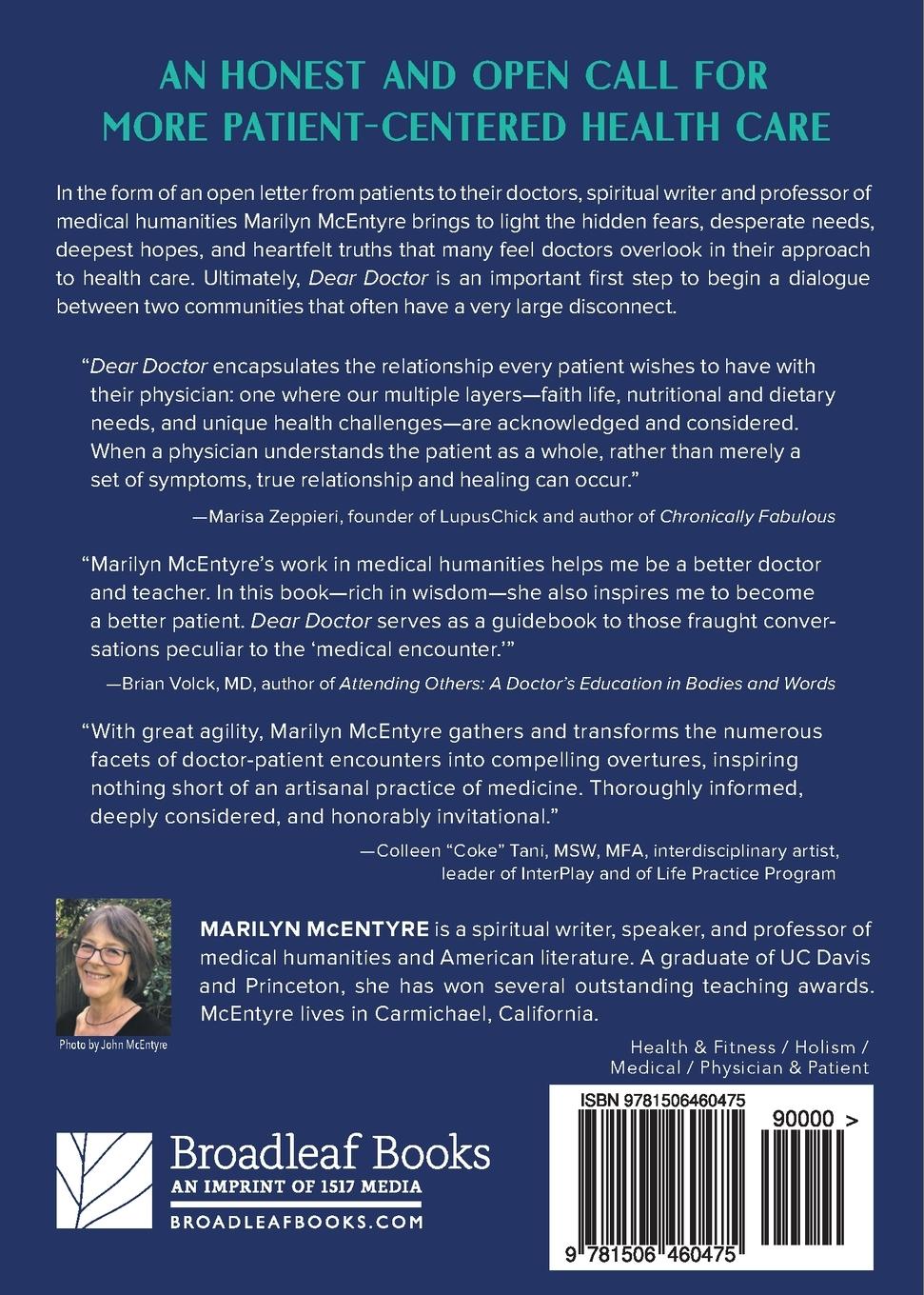 Rückseitencover Dear Doctor