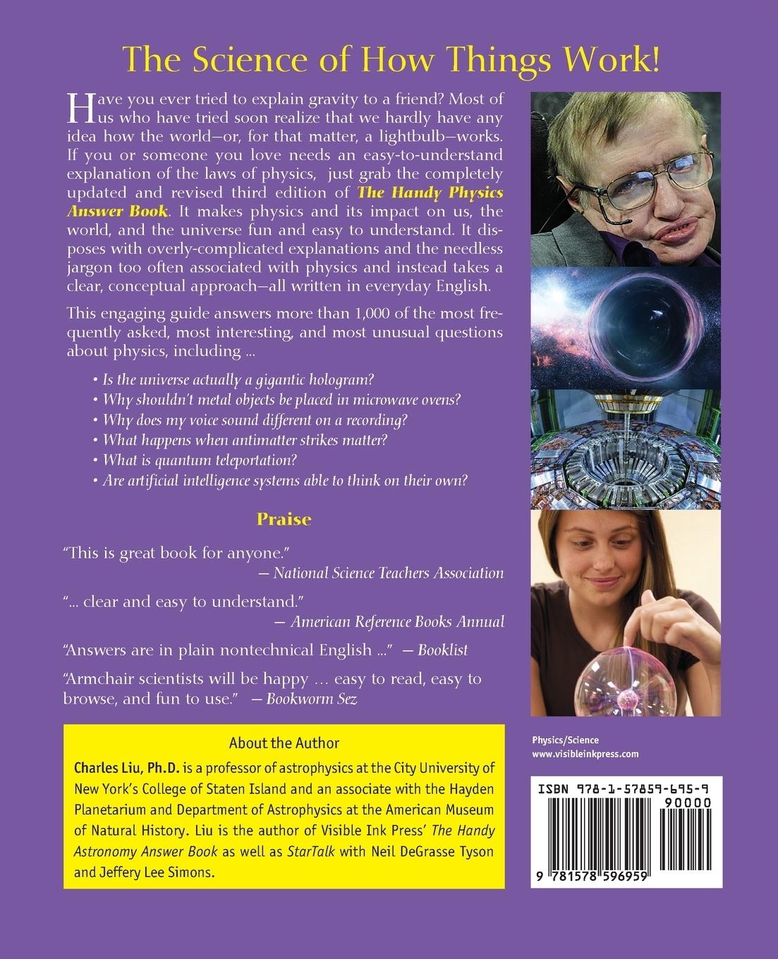 Rückseitencover The Handy Physics Answer Book