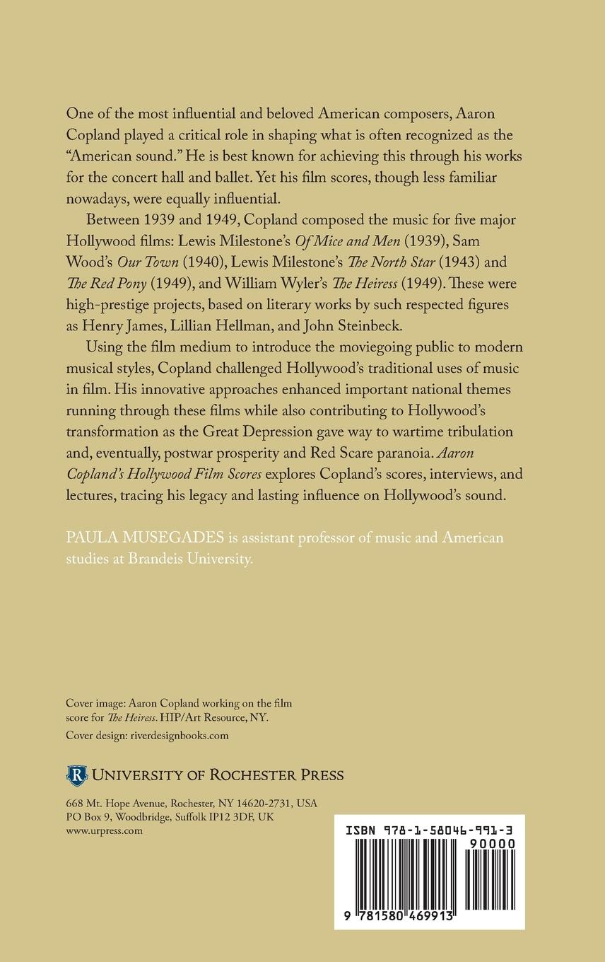 Rückseitencover Aaron Copland's Hollywood Film Scores