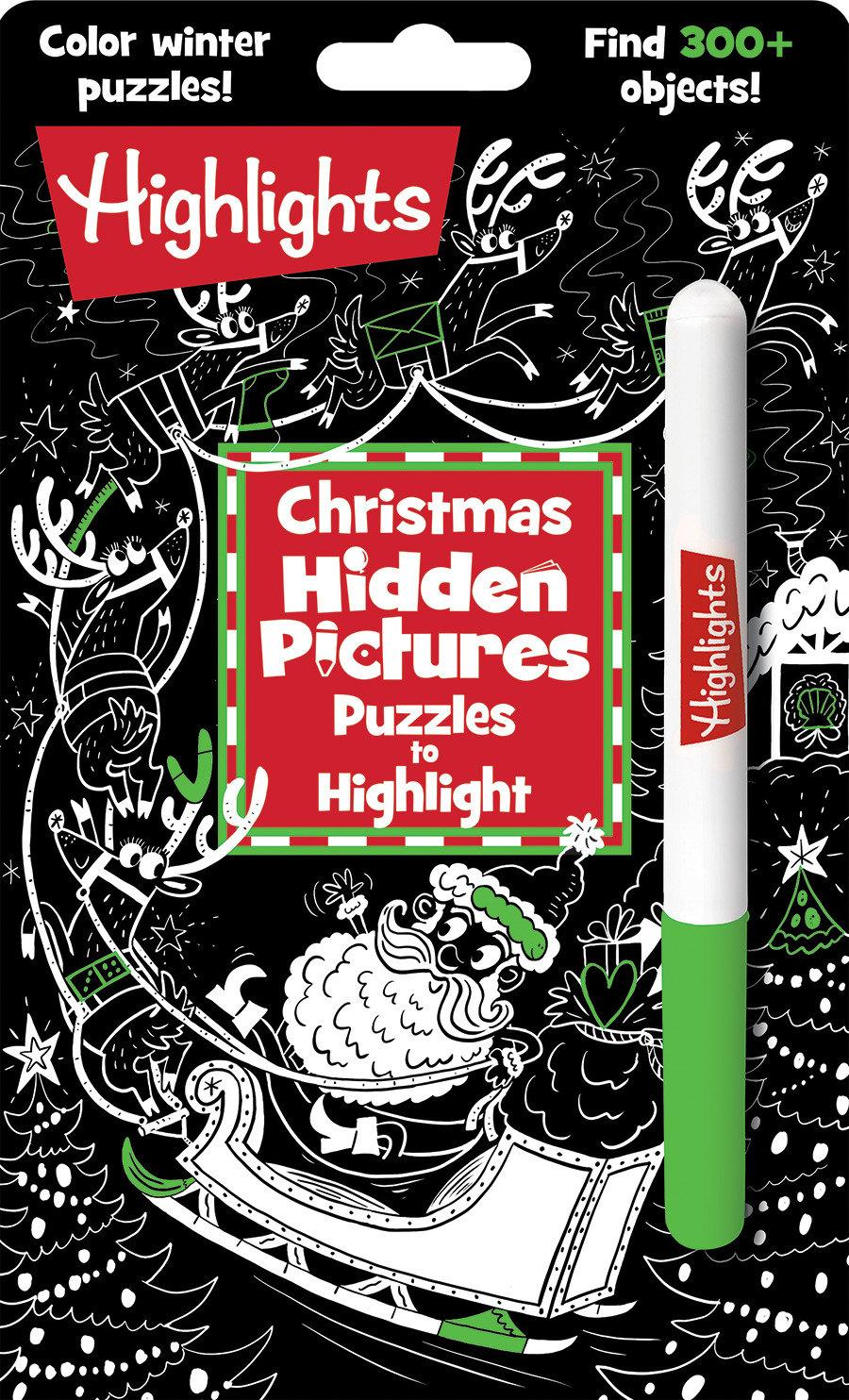 Vorderes Coverbild Christmas Hidden Pictures Puzzles to Highlight