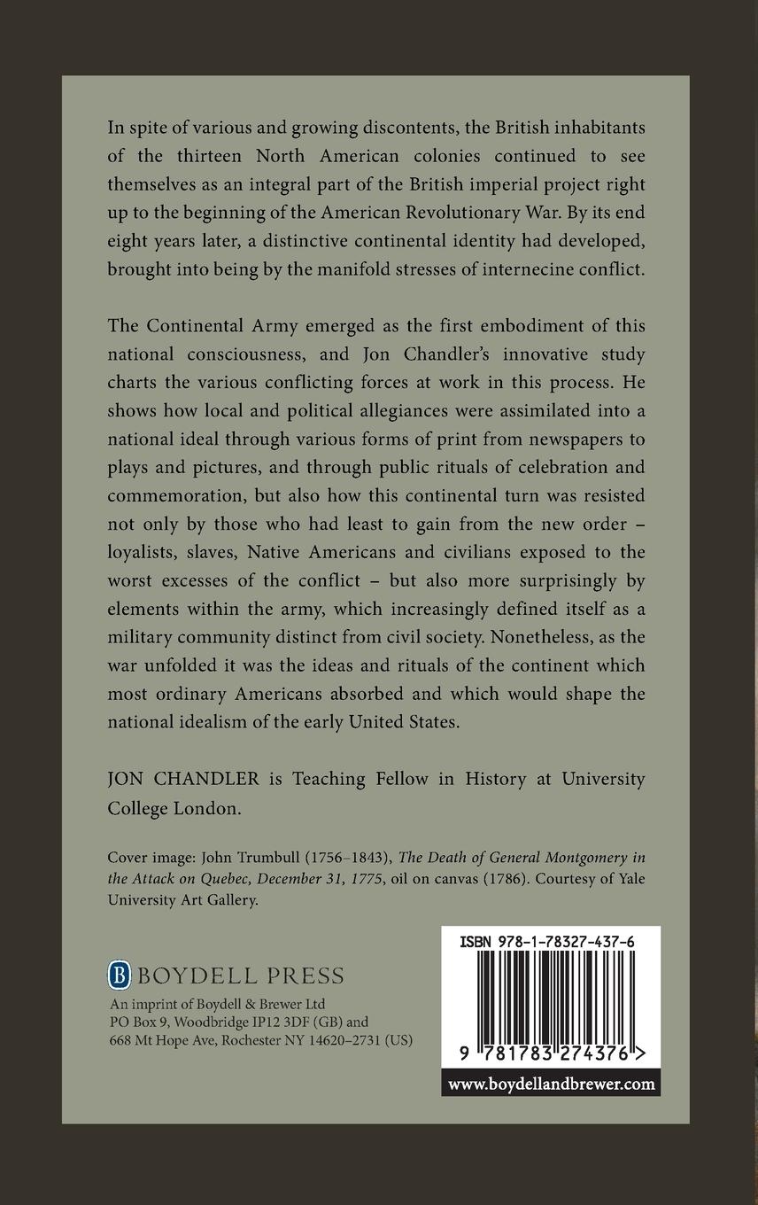 Rückseitencover War, Patriotism and Identity in Revolutionary North America