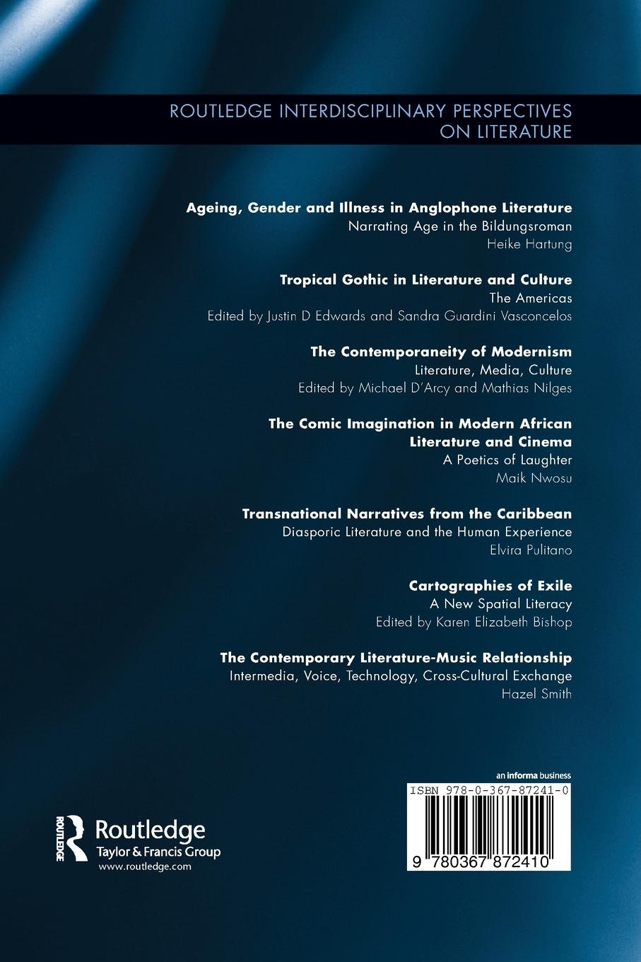 Rückseitencover The Contemporary Literature-Music Relationship