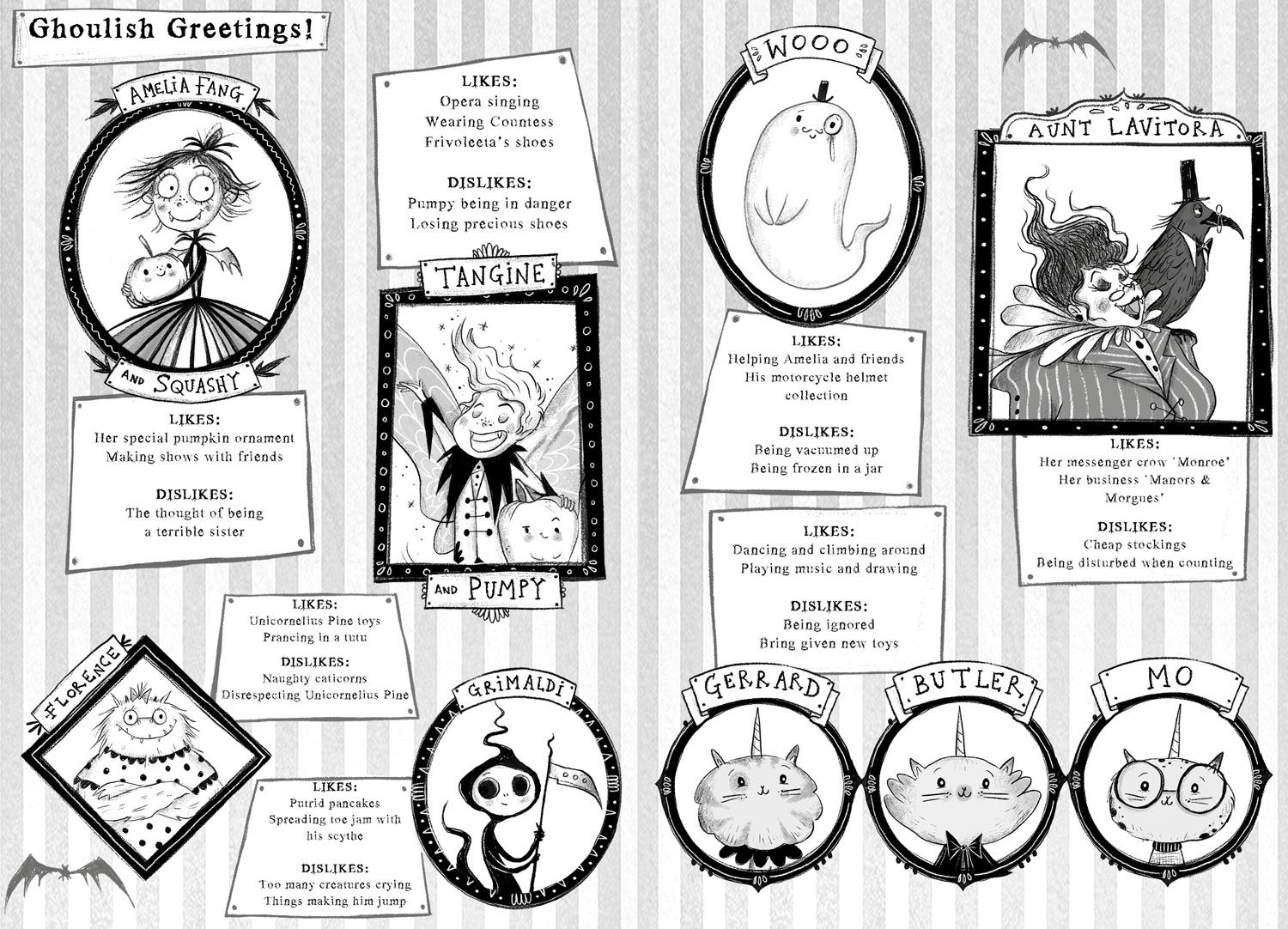 Beispielinhalt (Bild) Amelia Fang and the Naughty Caticorns