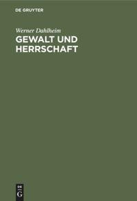 Vorderes Coverbild Gewalt und Herrschaft