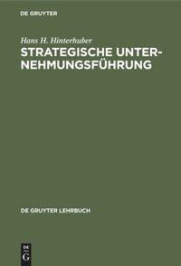 Vorderes Coverbild Strategische Unternehmungsführung