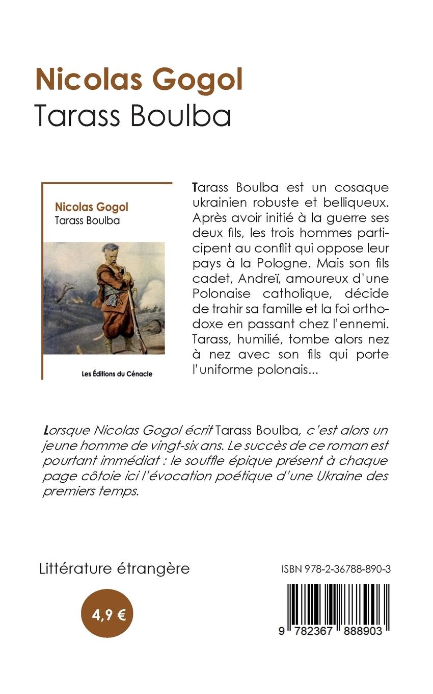 Rückseitencover Tarass Boulba (édition de référence)