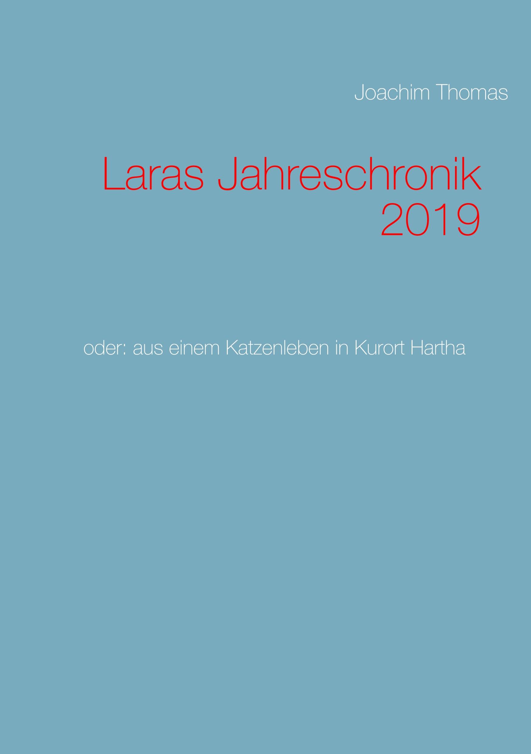 Vorderes Coverbild Laras Jahreschronik 2019