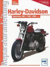 Vorderes Coverbild Harley Davidson Sportster 883, 1100, 1200 ab Baujahr 1986-1992