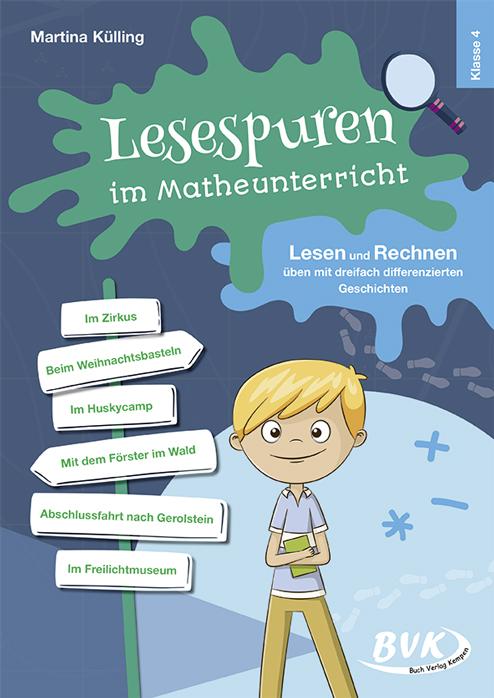 Vorderes Coverbild Lesespuren im Matheunterricht Klasse 4