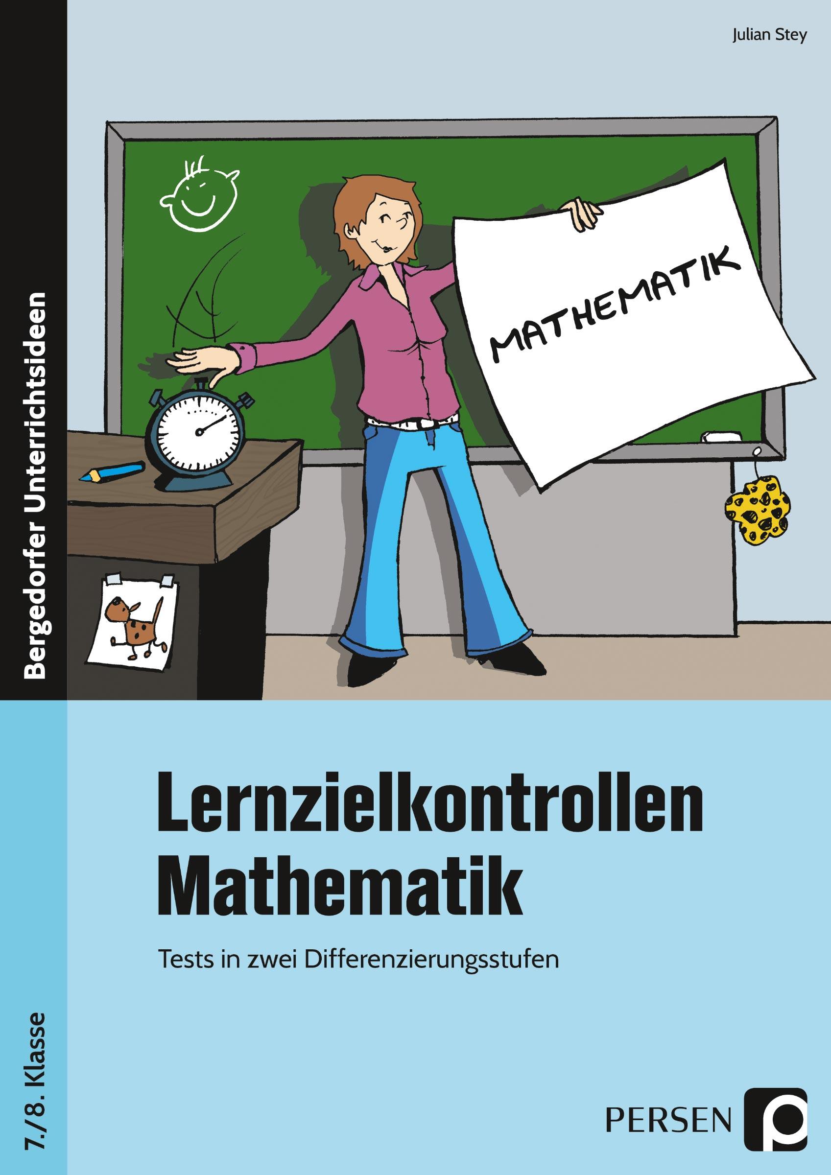 Vorderes Coverbild Lernzielkontrollen Mathematik 7./8. Klasse