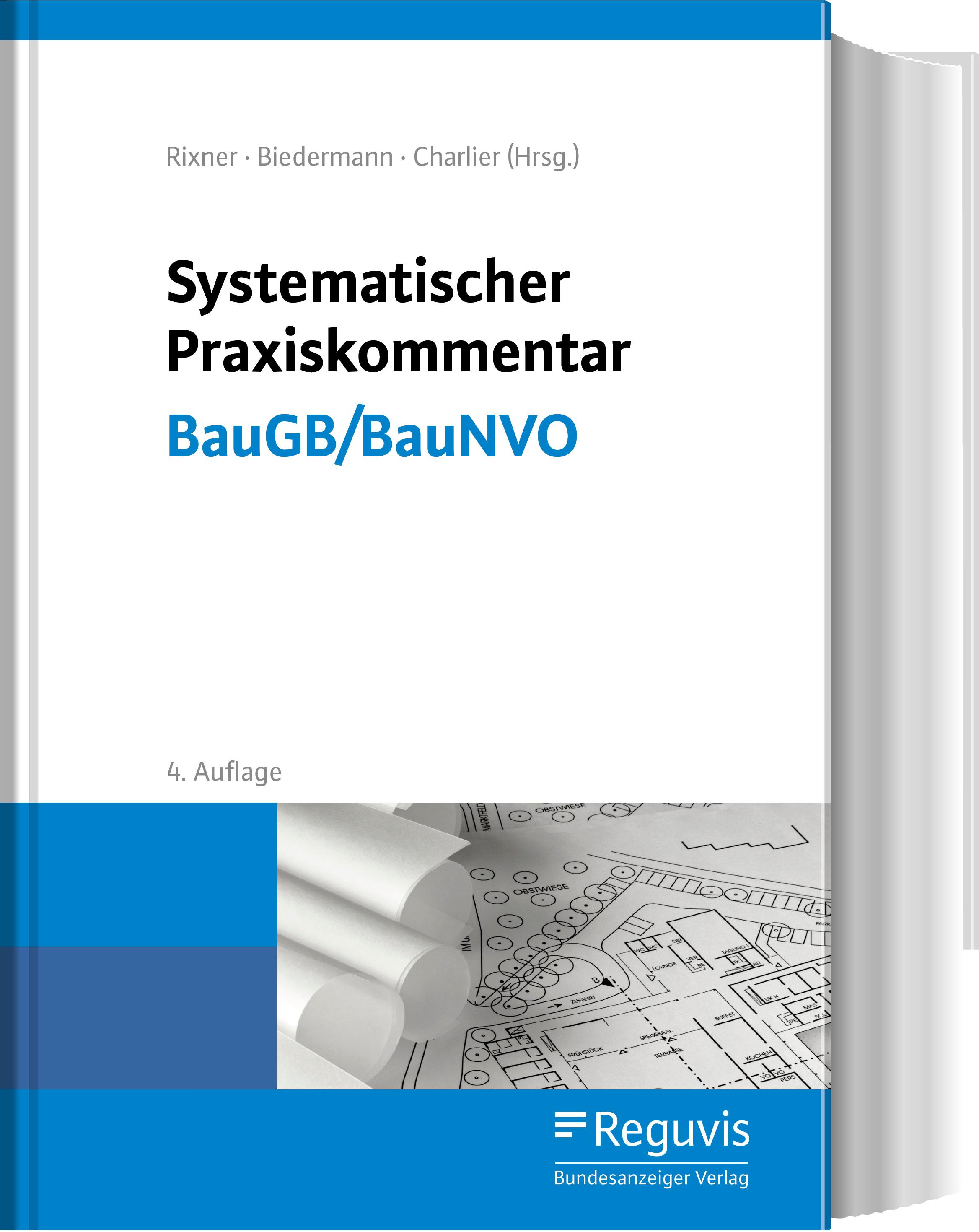 Vorderes Coverbild Systematischer Praxiskommentar BauGB/BauNVO