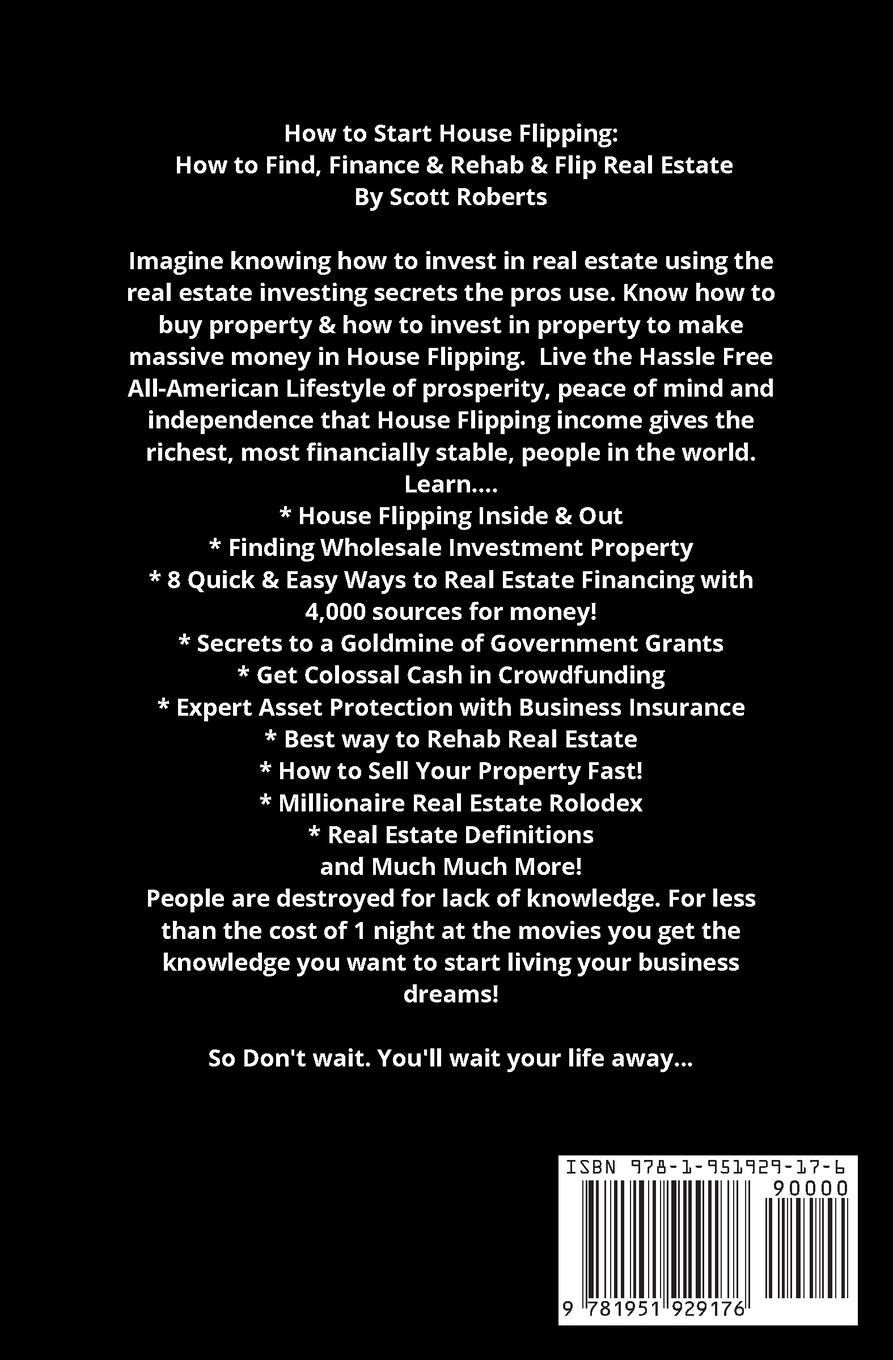 Rückseitencover How to Start House Flipping