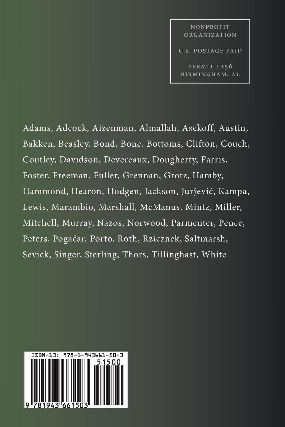 Rückseitencover Birmingham Poetry Review