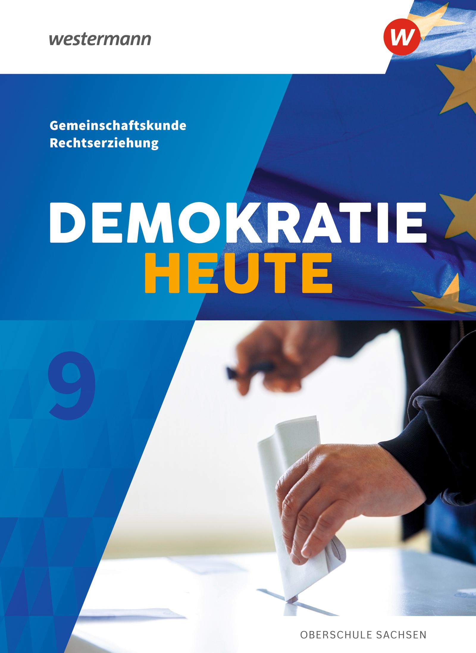Vorderes Coverbild Demokratie heute 9. Schulbuch. Sachsen