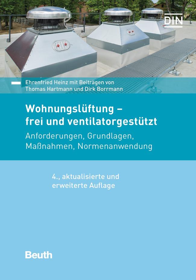 Vorderes Coverbild Wohnungslüftung - frei und ventilatorgestützt