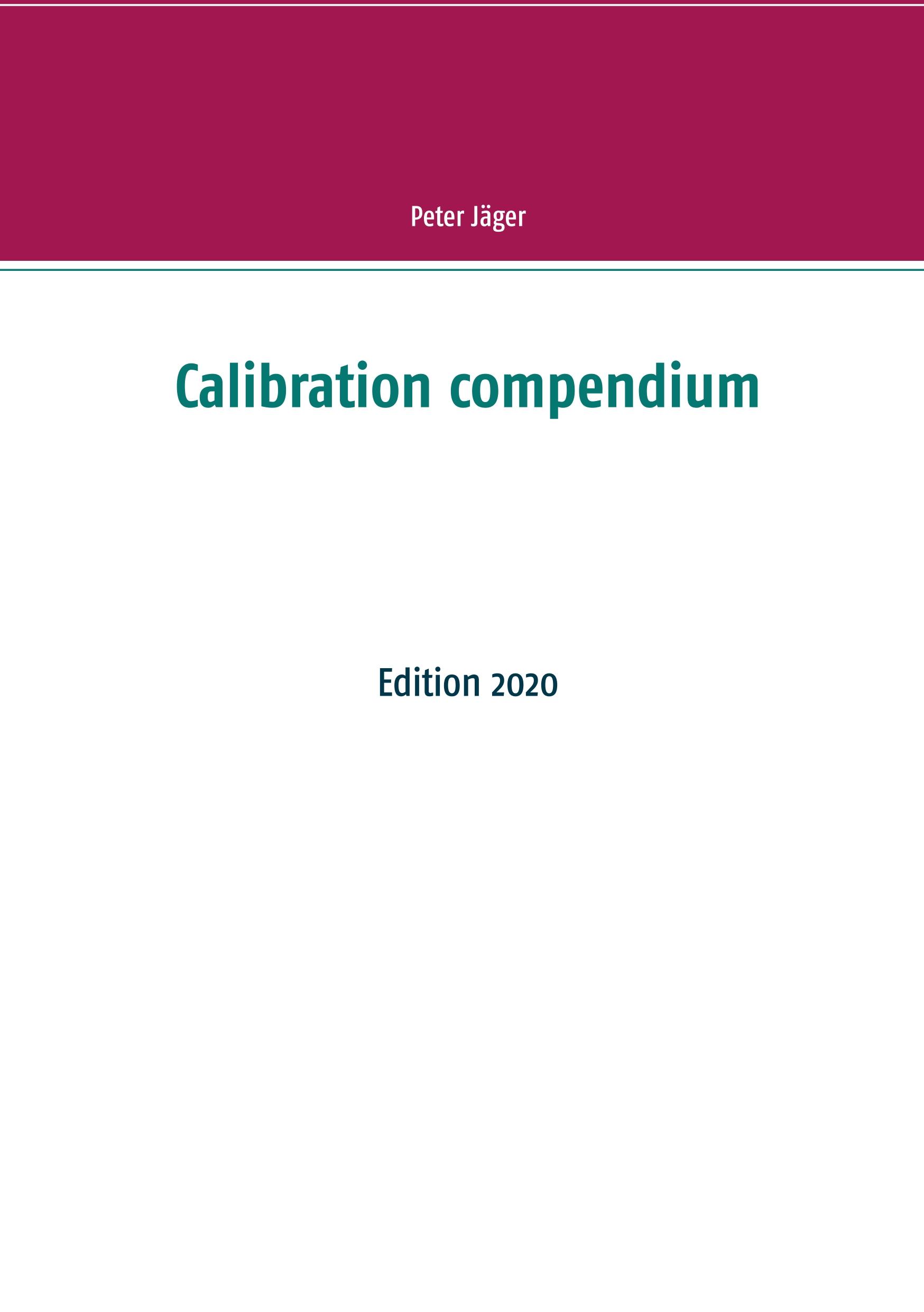 Vorderes Coverbild Calibration compendium