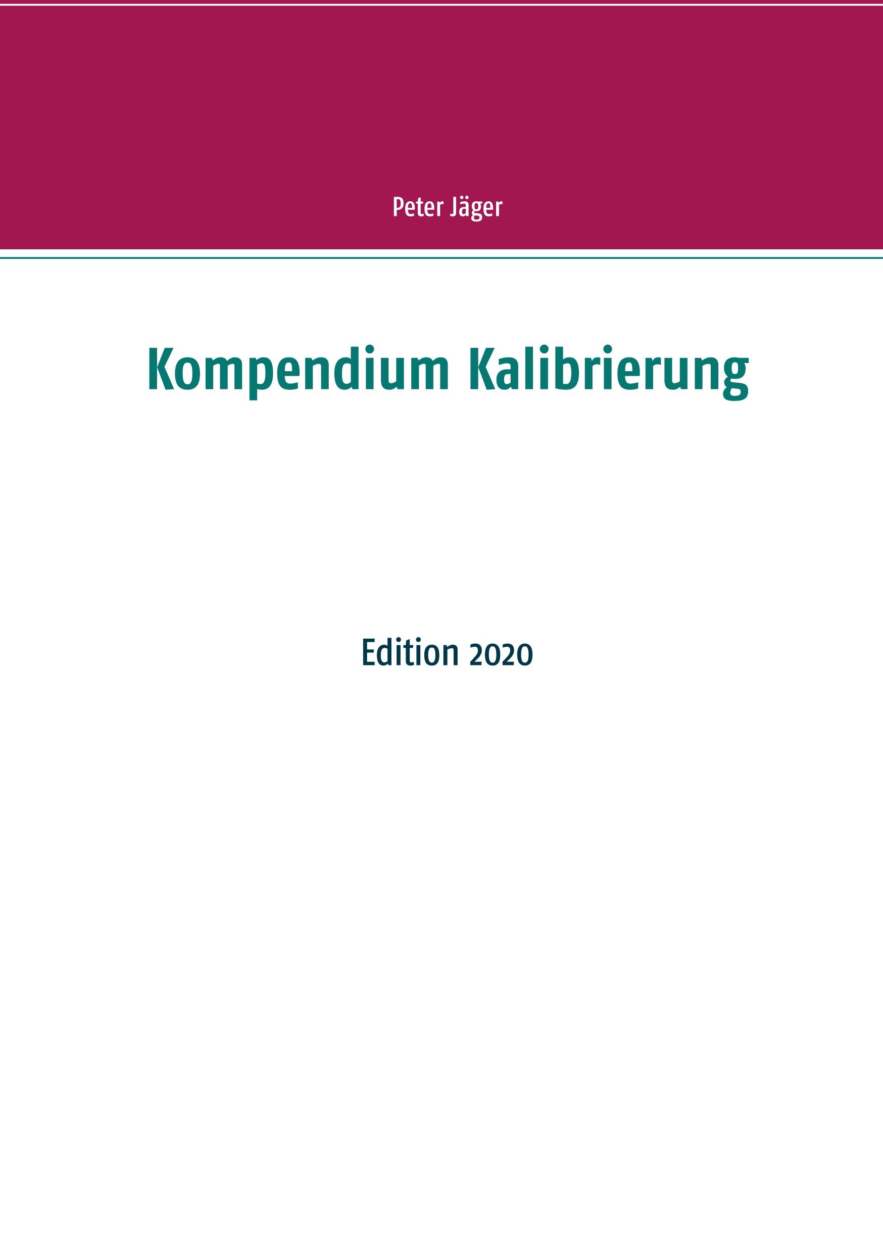 Vorderes Coverbild Kompendium Kalibrierung