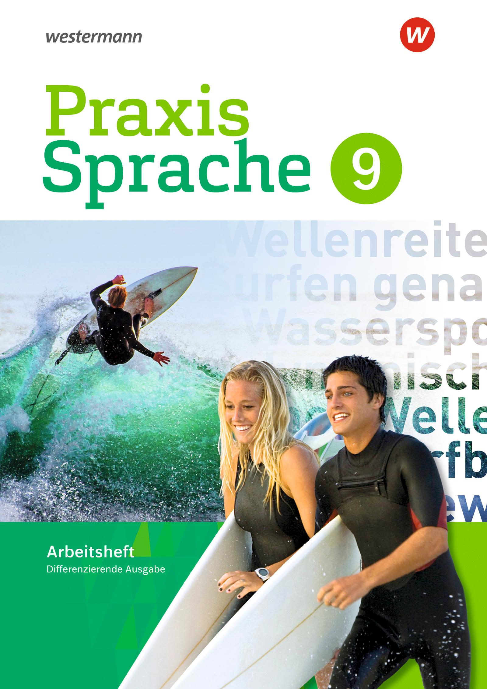 Vorderes Coverbild Praxis Sprache 9. Arbeitsheft. Differenzierende Ausgabe