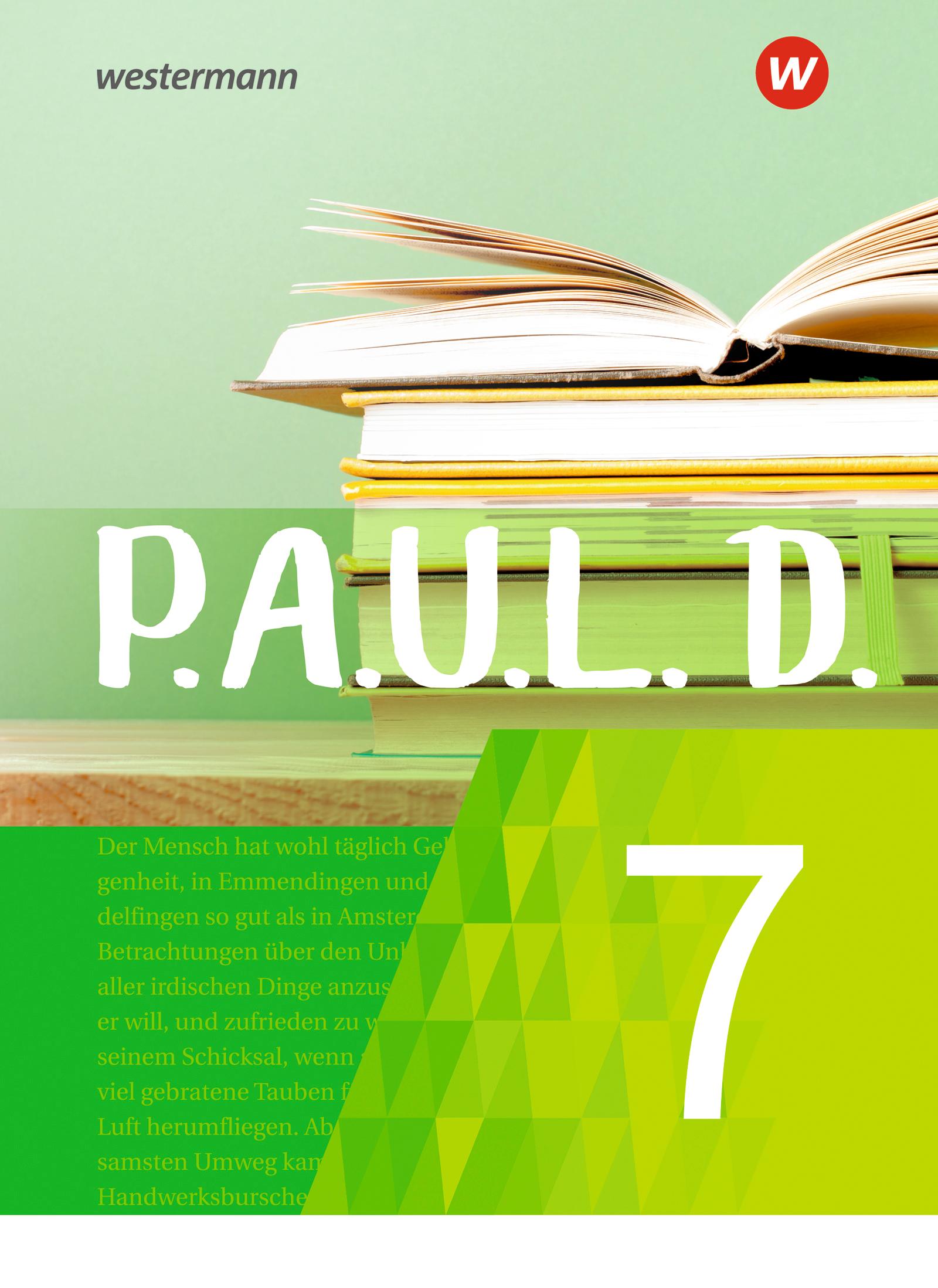 Vorderes Coverbild P.A.U.L. D. (Paul) 7. Schulbuch. Für Gymnasien und Gesamtschulen - Neubearbeitung