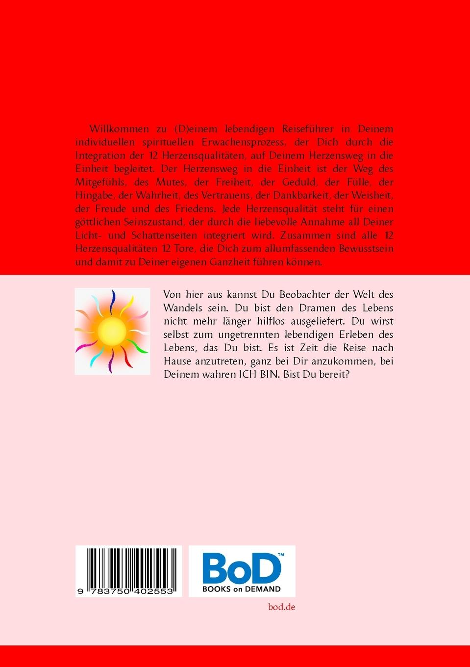 Rückseitencover Die 12 Herzensqualitäten