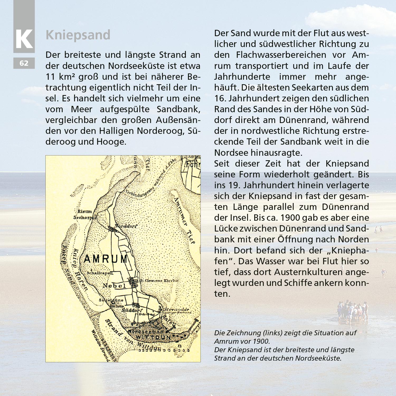 Beispielinhalt (Bild) Kleines Amrum-ABC