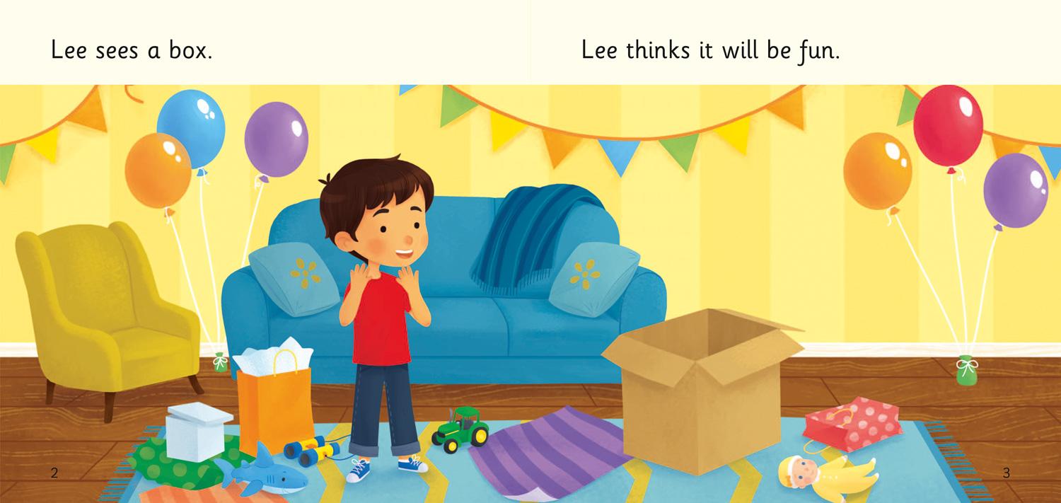 Beispielinhalt (Bild) Lee and the Box