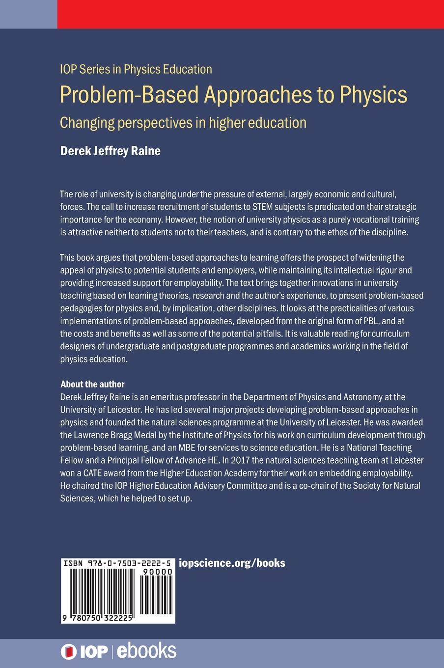 Rückseitencover Problem-Based Approaches to Physics