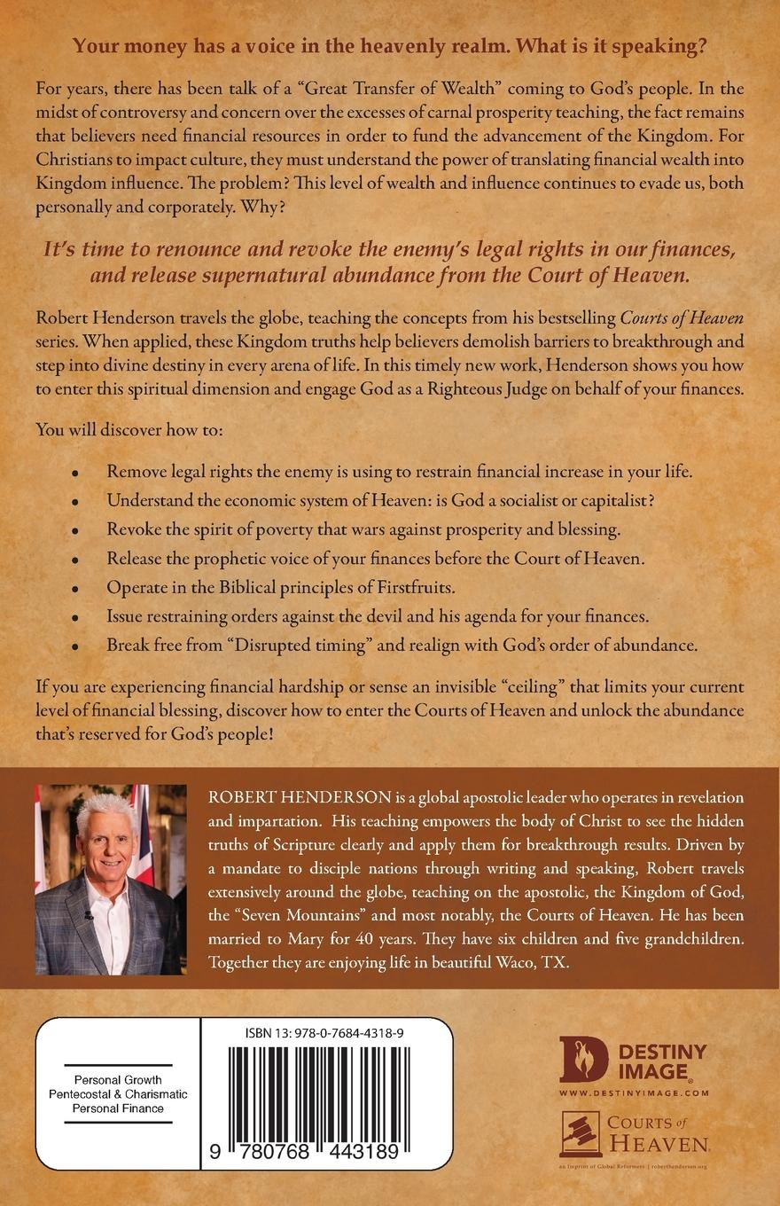 Rückseitencover Unlocking Wealth from the Courts of Heaven