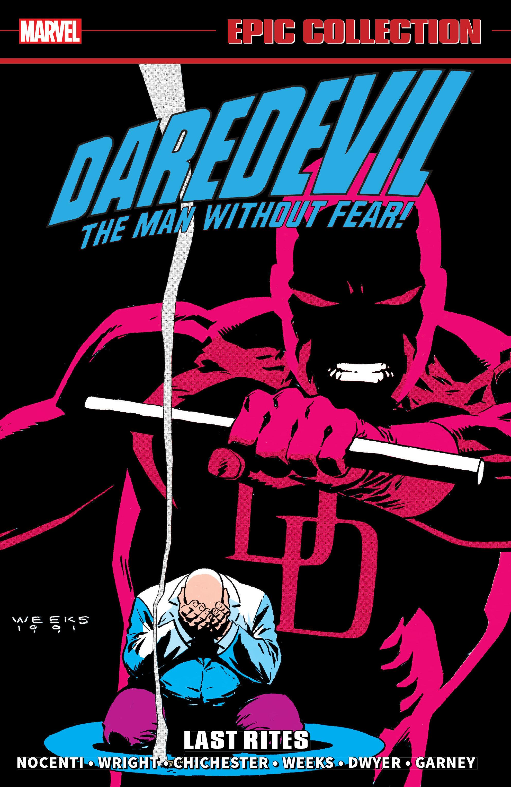 Vorderes Coverbild Daredevil Epic Collection: Last Rites