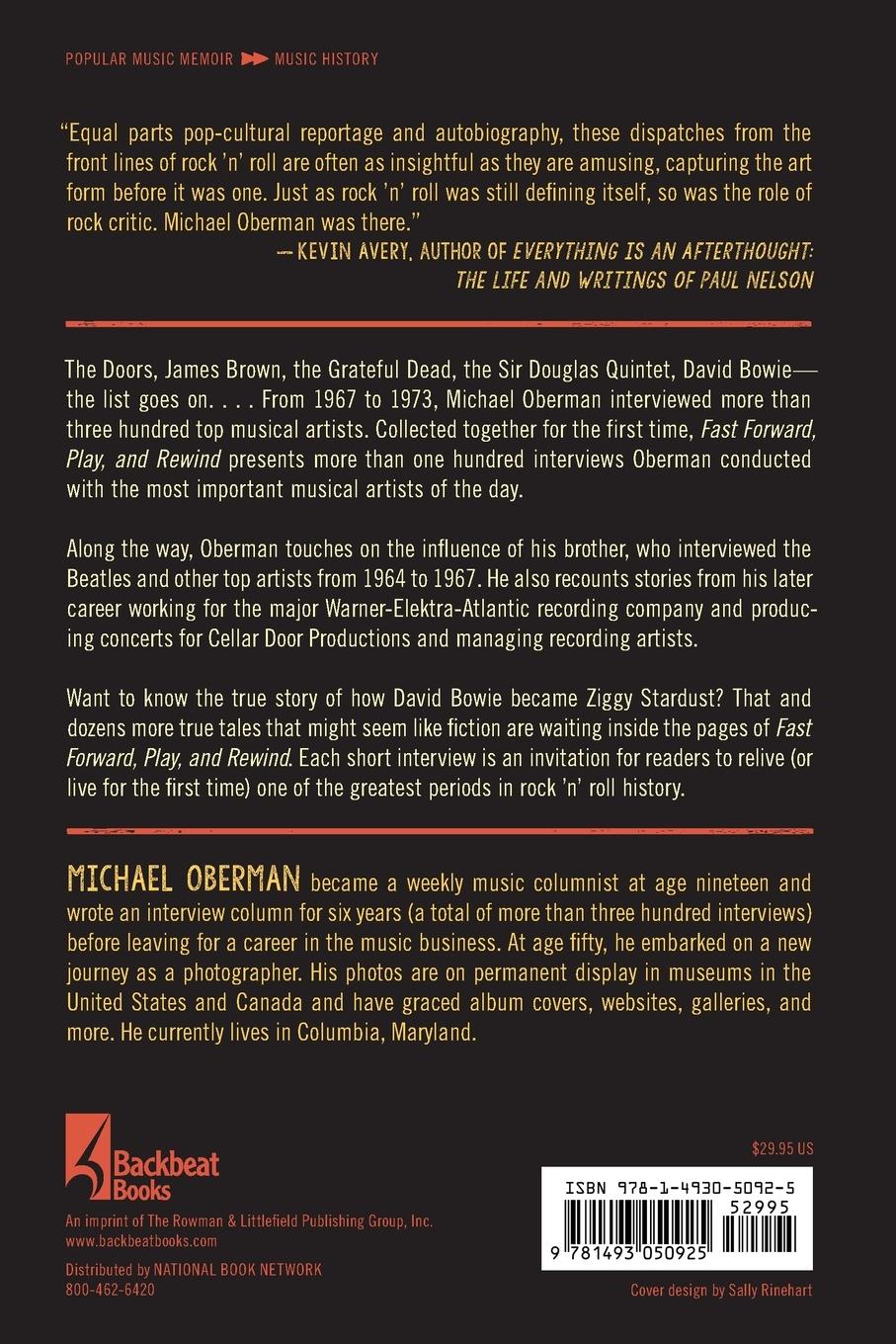 Rückseitencover Fast Forward, Play, and Rewind