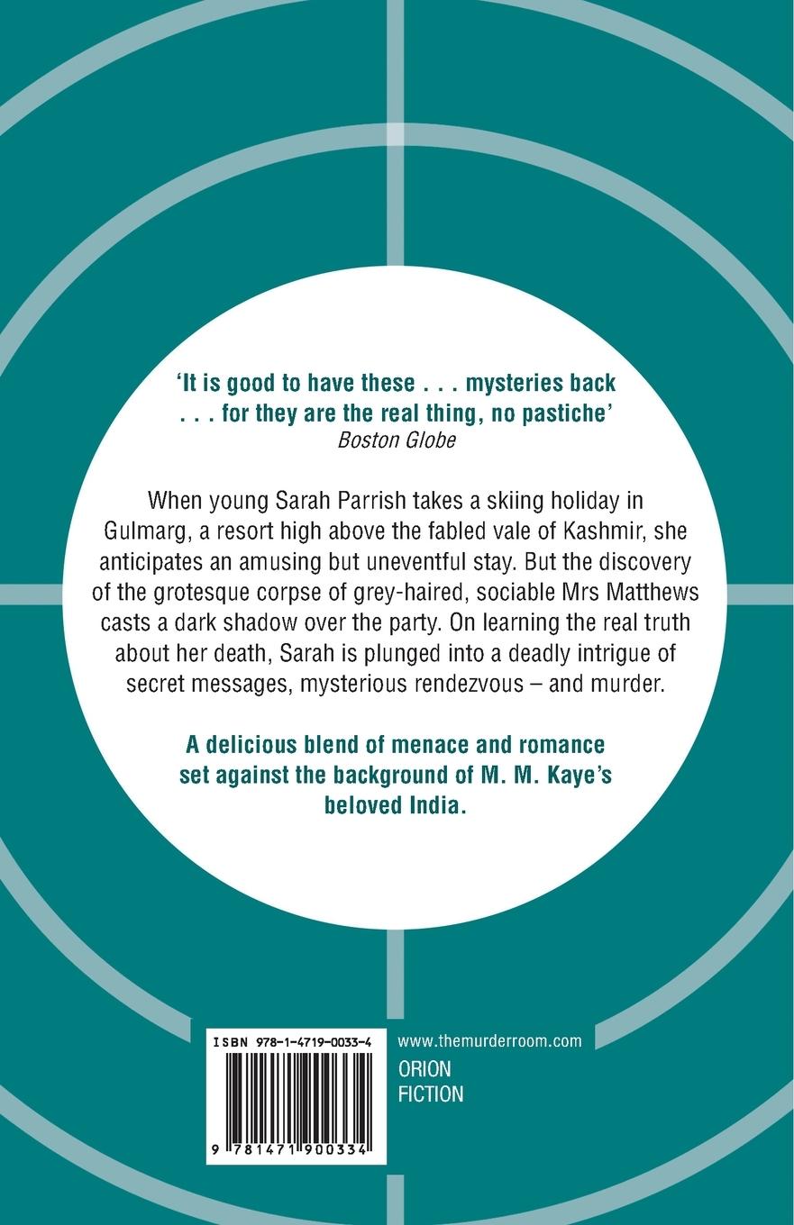 Rückseitencover Death in Kashmir