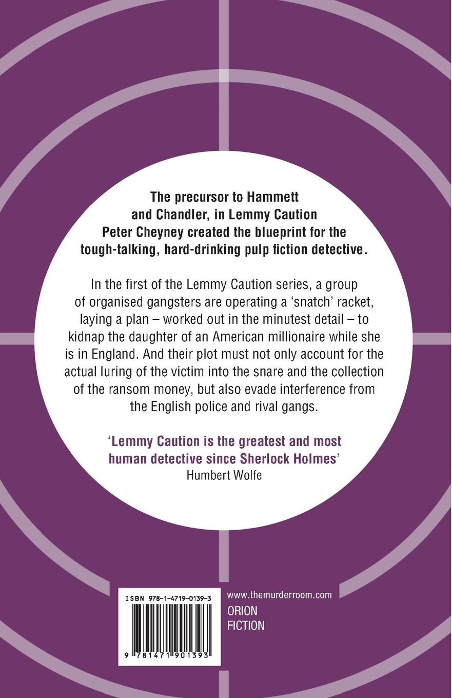 Rückseitencover This Man is Dangerous