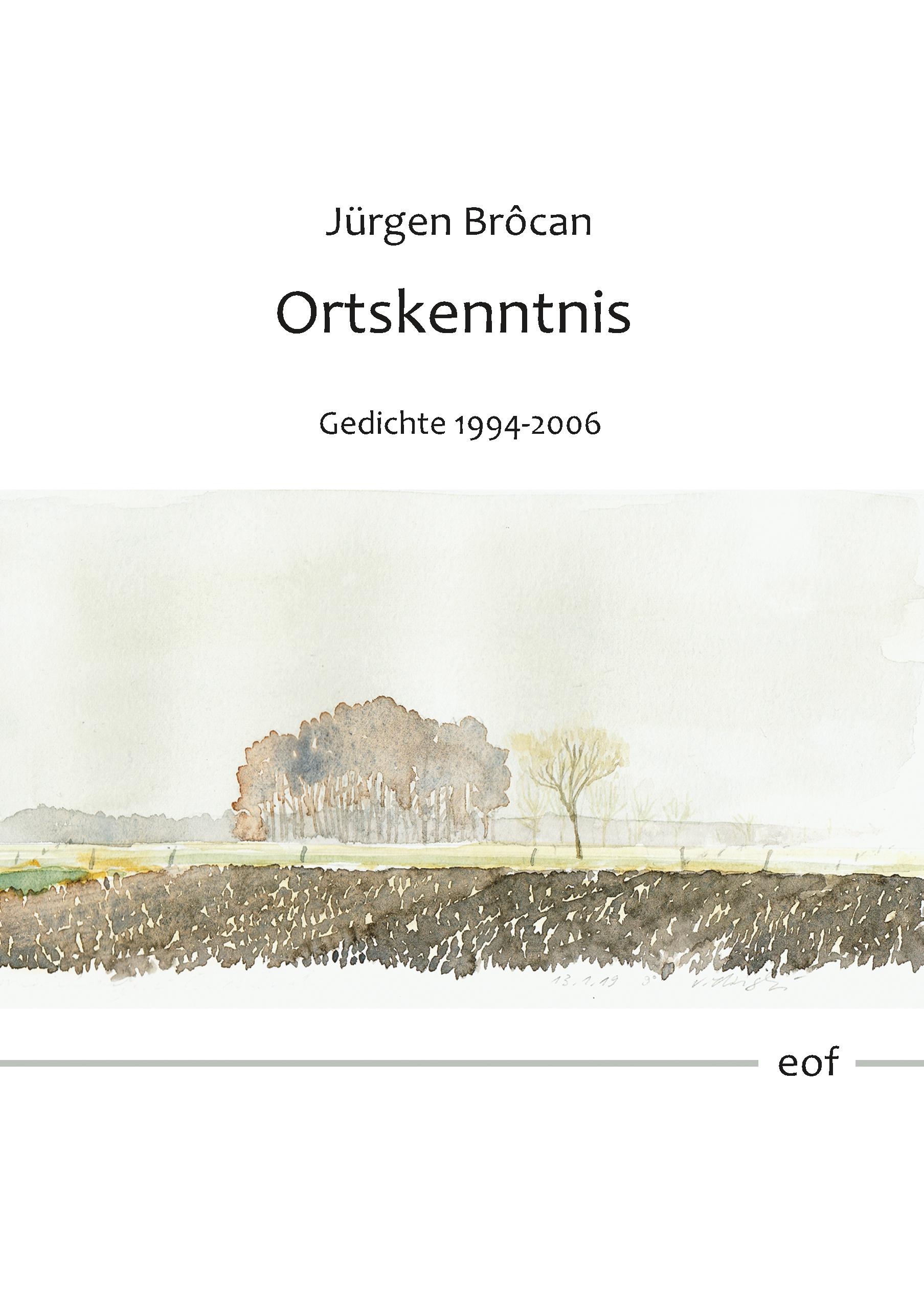 Vorderes Coverbild Ortskenntnis. Gedichte 1994-2006