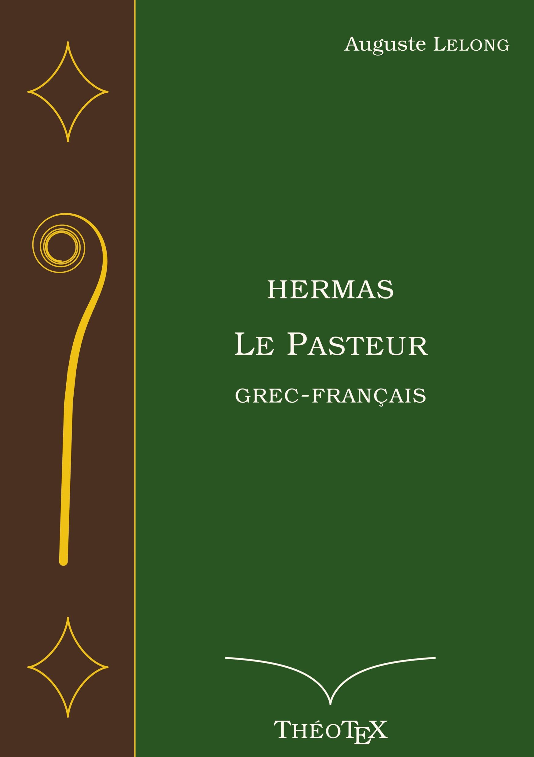 Vorderes Coverbild Hermas, le Pasteur, Grec-Français