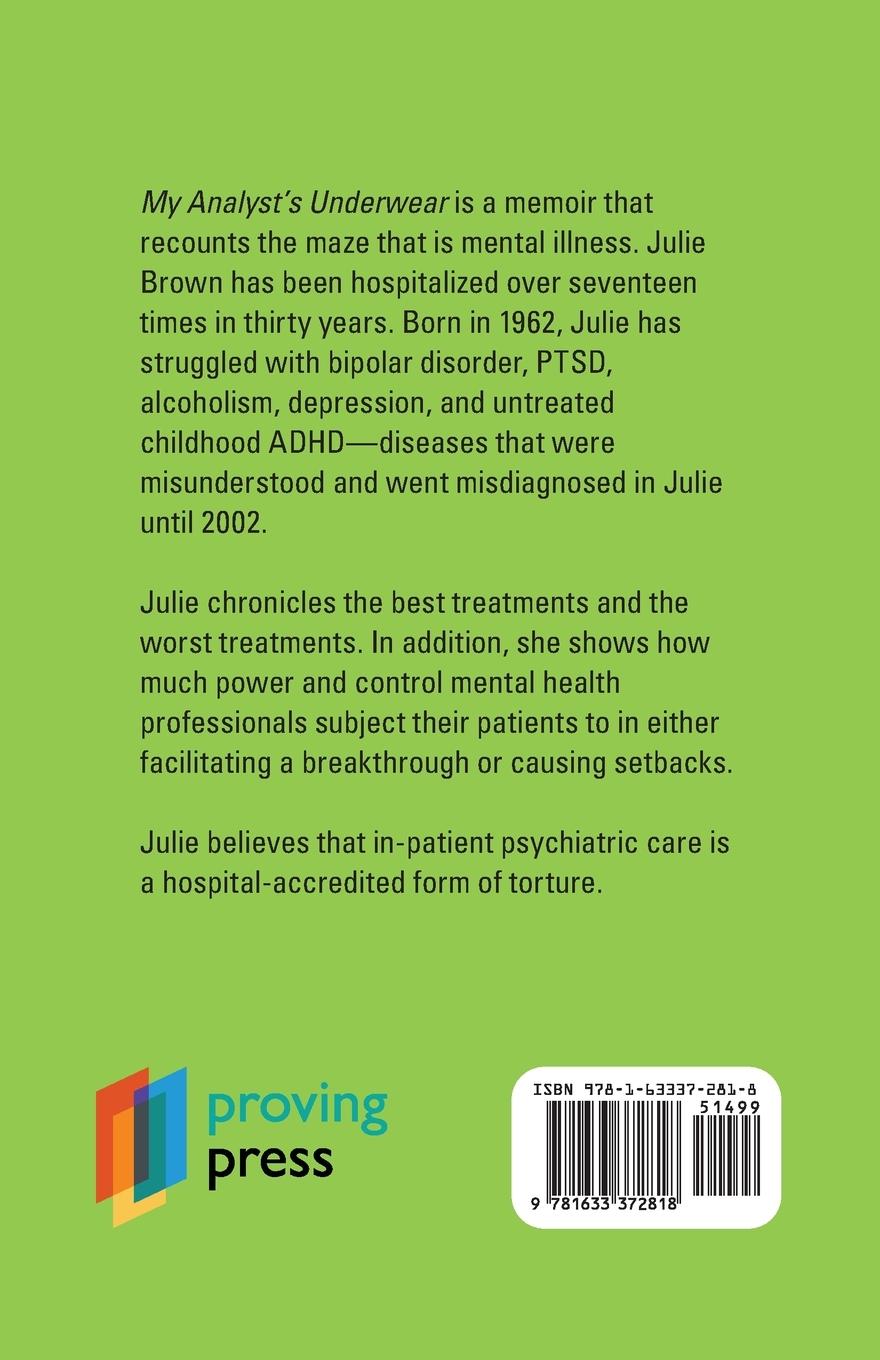 Rückseitencover My Analyst's Underwear