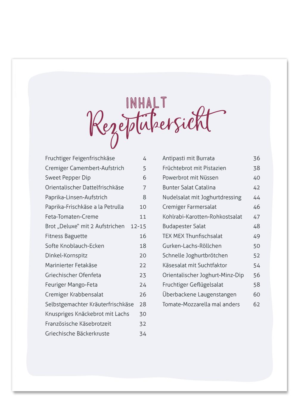 Beispielinhalt (Bild) BROTZEIT = die schönste Zeit!