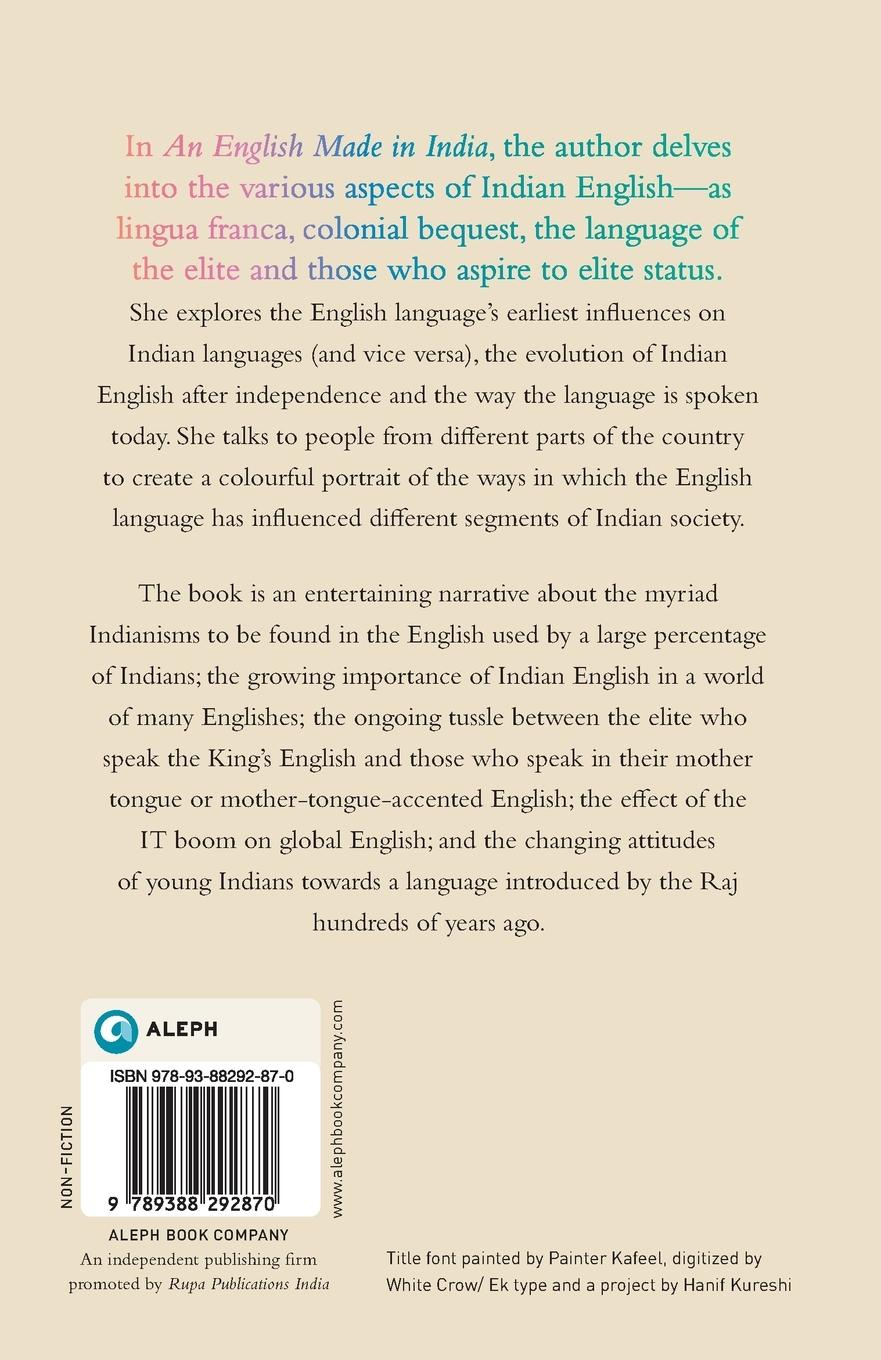 Rückseitencover An English Made in India