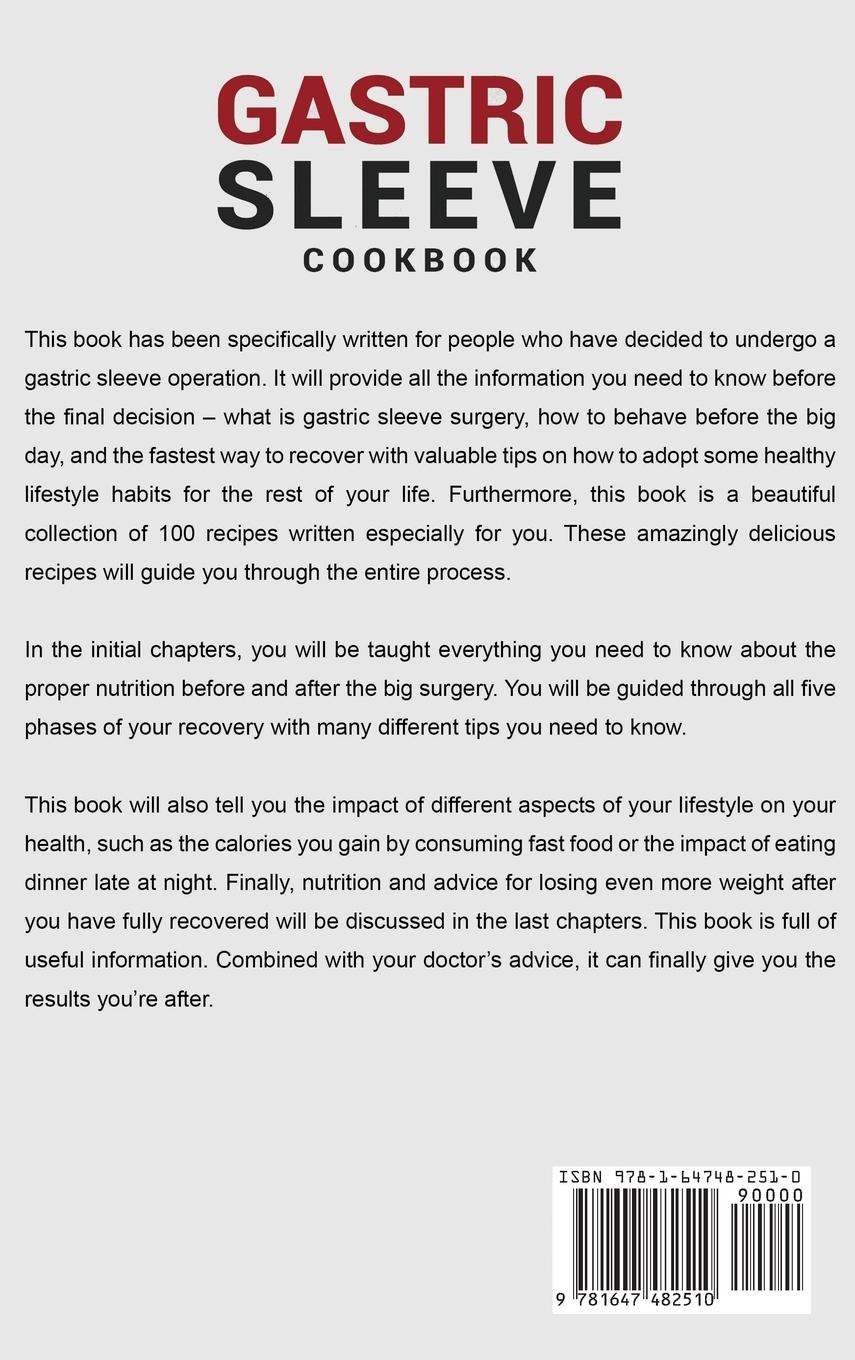 Rückseitencover Gastric Sleeve Cookbook
