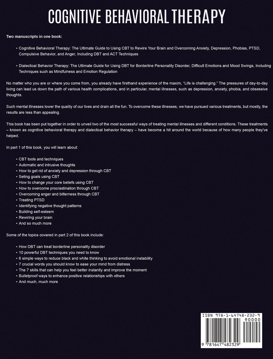 Rückseitencover Cognitive Behavioral Therapy