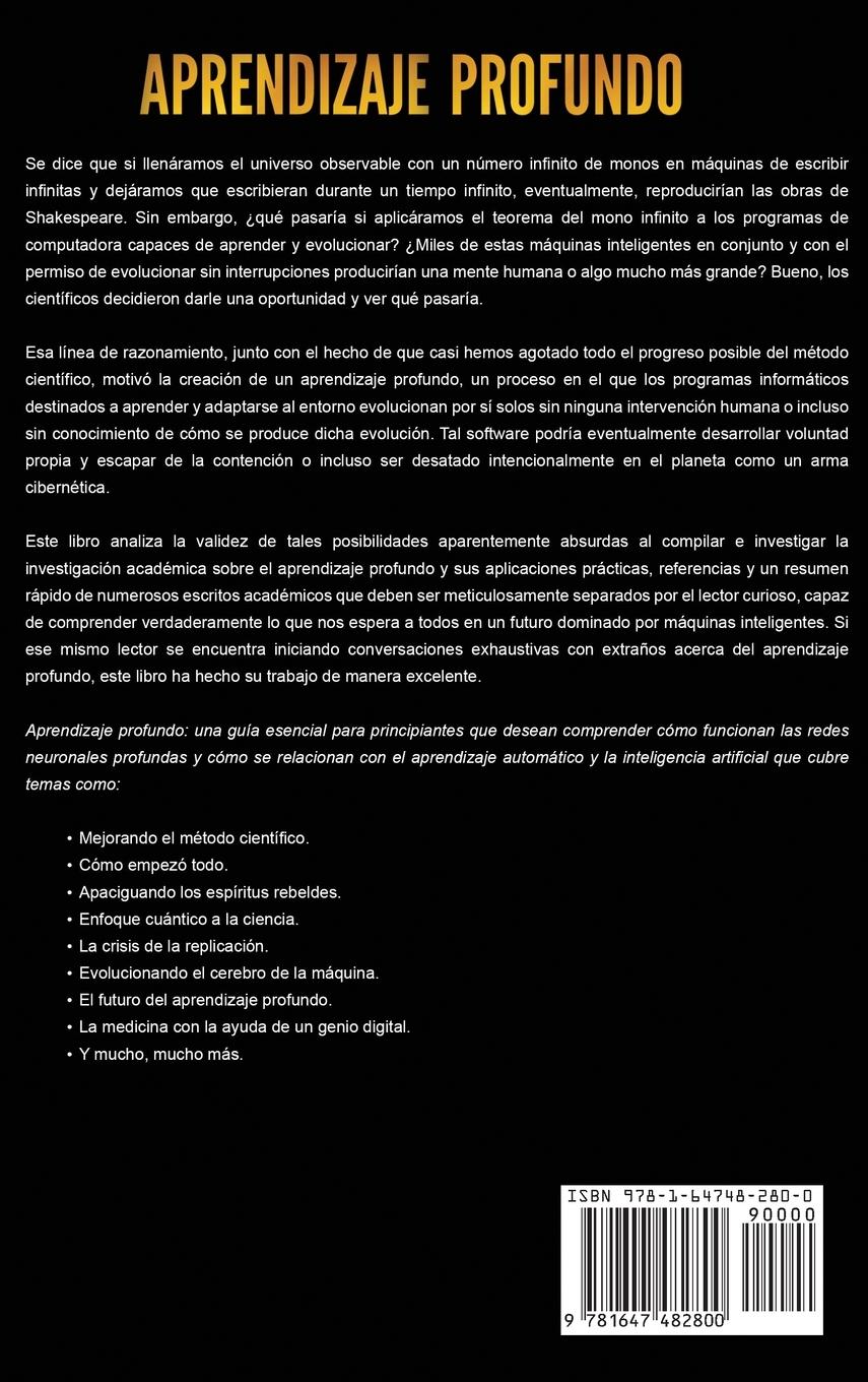 Rückseitencover Aprendizaje profundo