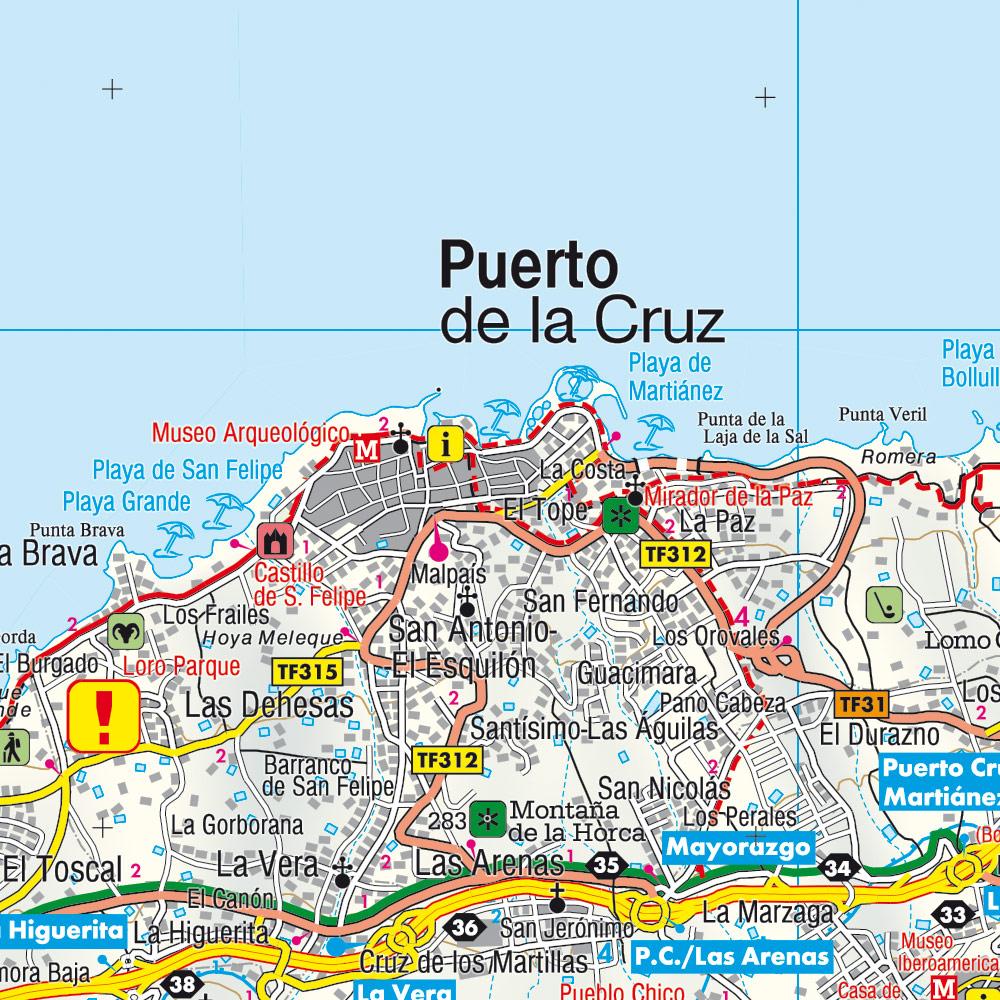 Beispielinhalt (Bild) Teneriffa 1 : 50 000