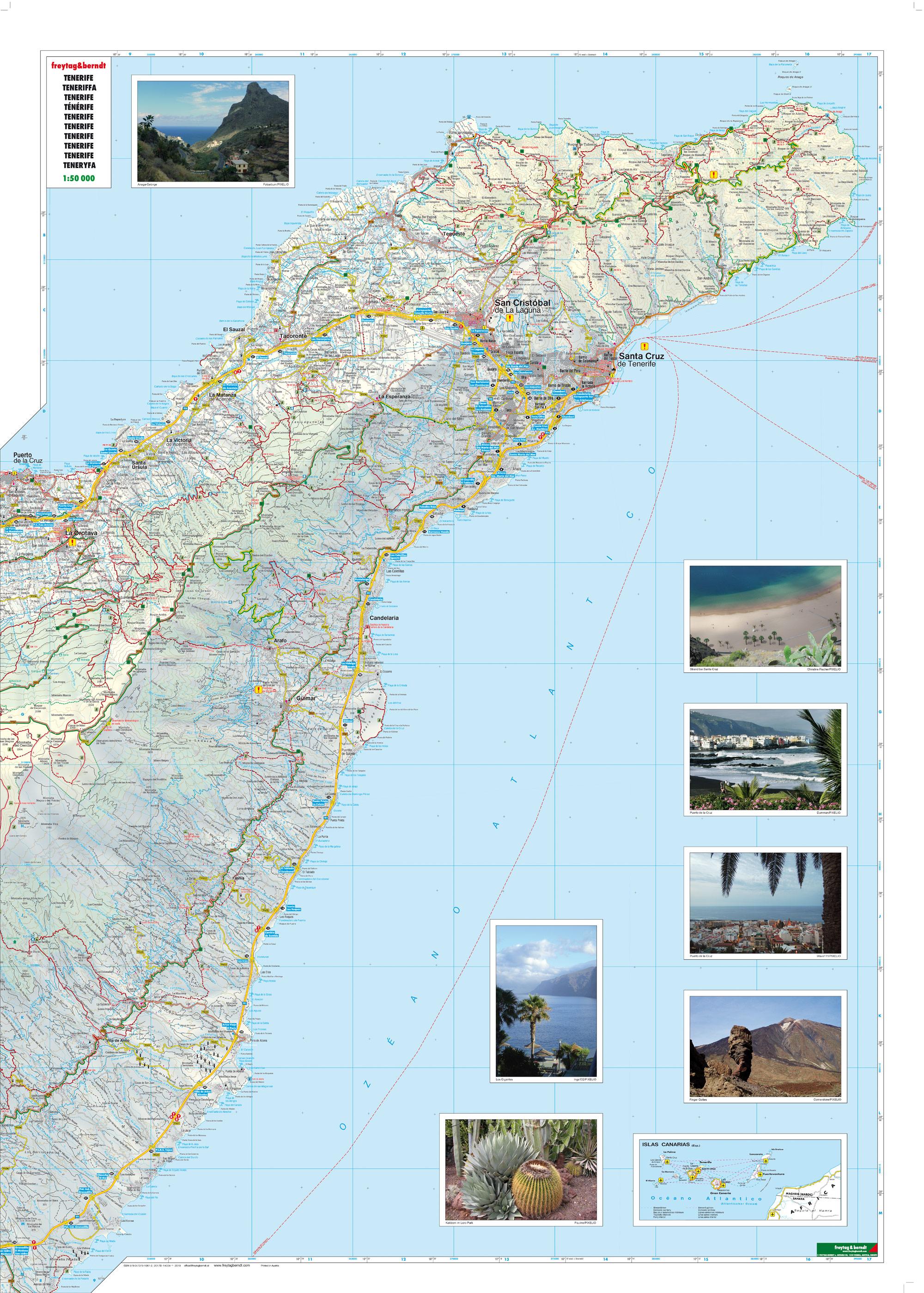 Beispielinhalt (Bild) Teneriffa 1 : 50 000