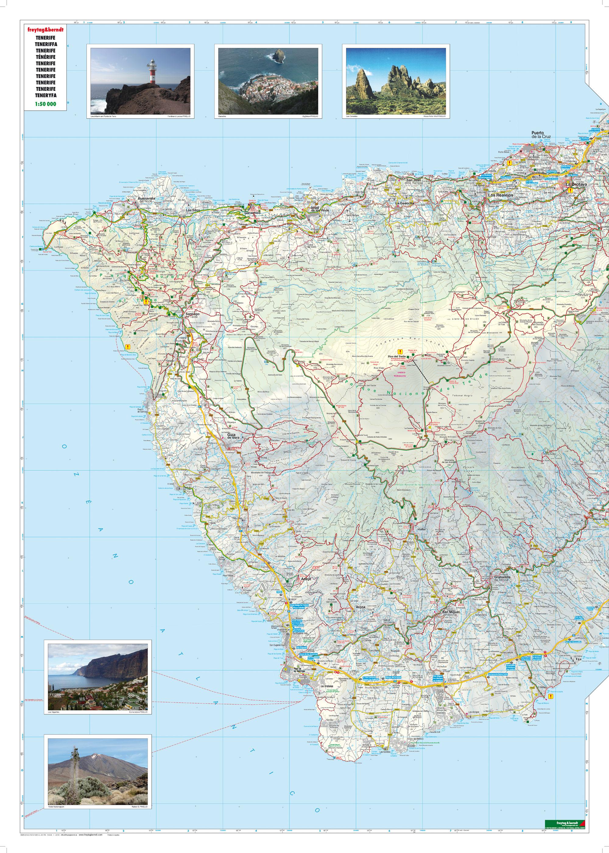 Beispielinhalt (Bild) Teneriffa 1 : 50 000