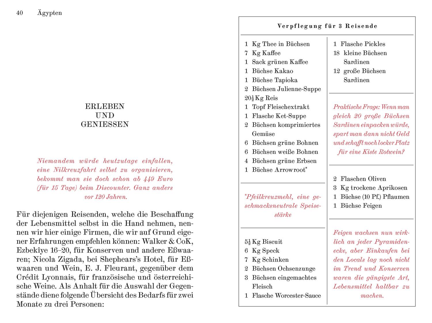 Beispielinhalt (Bild) Baedeker's Handbuch für Schnellreisende