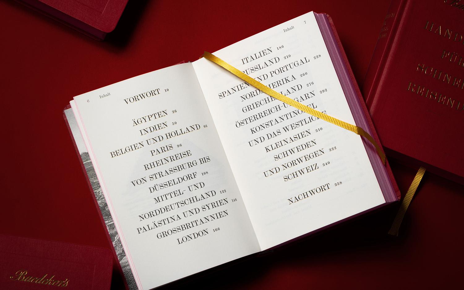 Beispielinhalt (Bild) Baedeker's Handbuch für Schnellreisende