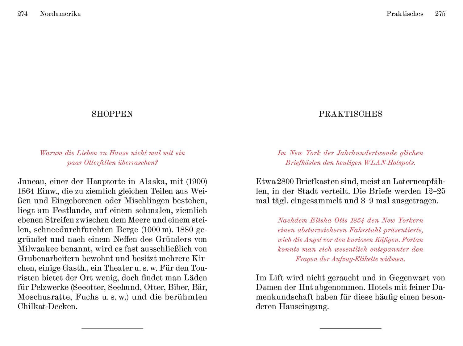 Beispielinhalt (Bild) Baedeker's Handbuch für Schnellreisende