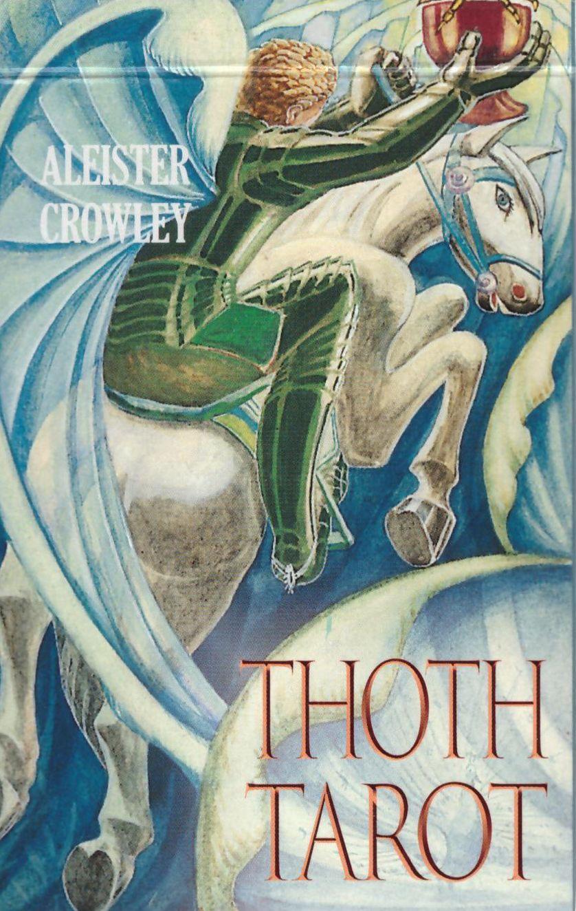 Vorderes Coverbild Le Tarot Thoth par Aleister Crowley FR